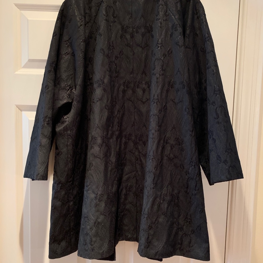 Eileen Fisher Black Textured Jacket
